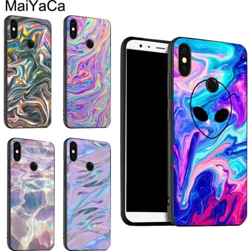 Holographic Trippy Rainbow Case For Xiaomi Redmi Note 10 Pro 7 8 Pro 8T 9S Note 9 Pro Cover For Redmi 9 9T 9C 9A 8A