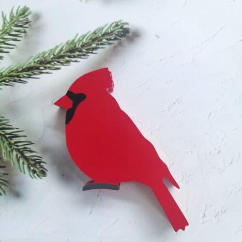 Red Bird Cardinal Home Decor Bedroom Living Room Home Decor Accessories Cardinals Feathered Birds Christmas Ornaments Tree Decor