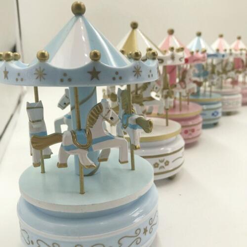 Creative Cartoon Cute Music Box Decoration Carousel Music Box Kids Toys Home Amusement Park Bedroom Decoration Gift For Kids