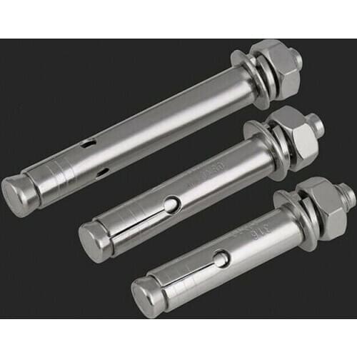 M12 316 stainless steel expansion screws / extended expansion screws