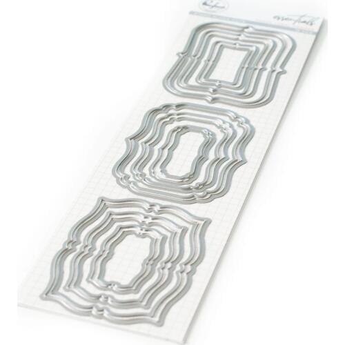 Label frame Metal Cutting Dies snack cup box Crafts Stencil For DIY Scrapbooking Paper/photo Cards Embossing Die