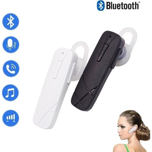 Mini Bluetooth Headphone Sports Formal Wireless Earphone Ear-hook With Microphone Calling Function And Volume Control Button