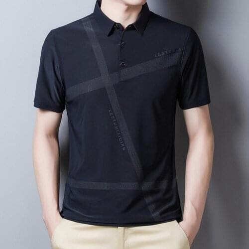 Fashion Brand Men Polo Shirt Loose Luxury Summer Cool Clothing Casual Business Polo Shirt Men Top Shirt Plus Size camisas pólo