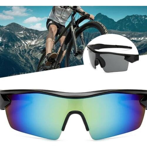 Mens Cycling Glasses Fashion Colored Bicycle Sunglasses Mountain Bike Riding Eyewear Sports Windproof Glasses Cycling Equipment