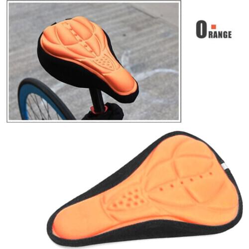 Mountain Bike Cycling 3D Anti-Slip Pad Bicycle Cushion Adjustable Bike Saddle Ultra Soft Breathable Cycling Seat Cover Pad