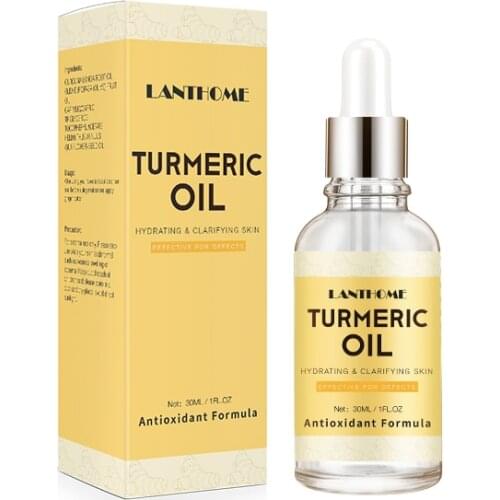 New turmeric oil moisturizing, anti-wrinkle and anti-acne facial oil