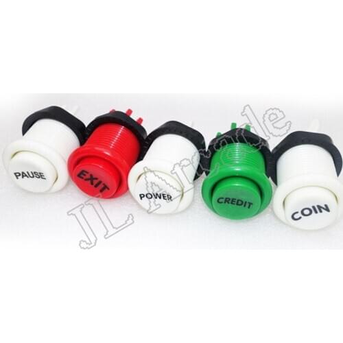 New Arcade happ stype Push Button Durable Multicade MAME Jamma Game Long Switch Mult-color