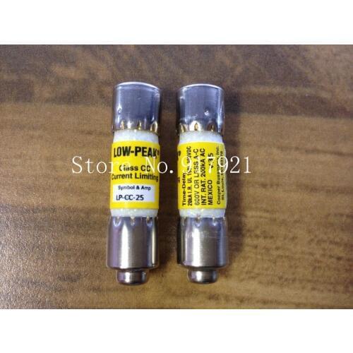[ZOB] The United States Bussmann LOW-PEAK LP-CC-25 BUSS 600V FUSE 10X38 fuse tube --10PCS/LOT
