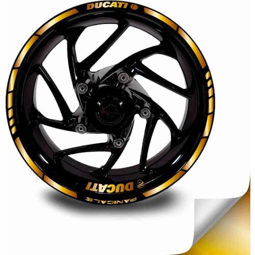 Full set stickers tire for DUCATI PANIGALE ADESHIVOS LOGOS + brand both sides