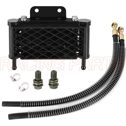 Radiador del refrigerador del aceite para 50 70 90 110 125 horizontal Motores chino suciedad pit Monkey bike ATV moto Kayo apolo