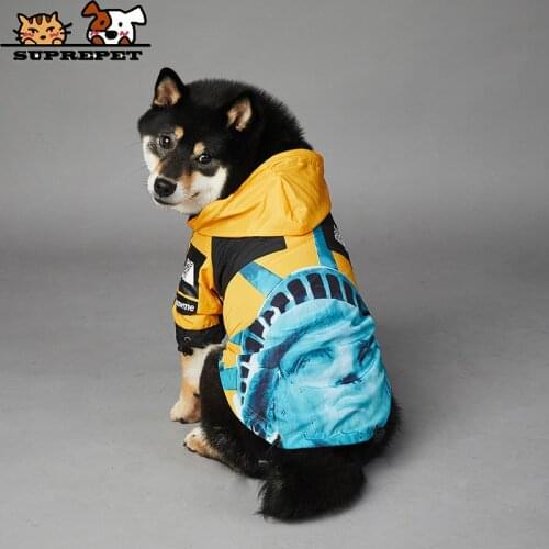 SUPREPET Pet Dog Raincoat for Dog Clothes Waterproof French Bulldog Clothes for Dog Rainwear Hoodie Breathable Puppy Pet Jacket