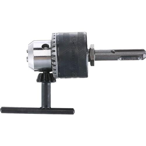 1/2 inch - 20UNF Metal Rotary Hammer Drill Chuck Adapter 1.5-13mm High Precision Thread With SDS Plus + Key Power Tool Kit