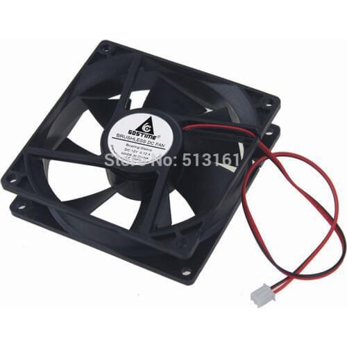 1Pcs Gdstime Brushless DC Cooling Cooler Fan 9025S 92mm x 25mm 92mm 9225 12V 2Pin