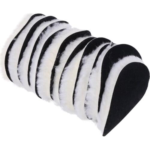 10 Pcs 125 Mm Car Polishing Pad 5 Inch Inch Polish Waxing Pads Wool Polisher Bonnet Car Paint Care Wool Polishing Pad