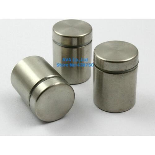 10 Pieces 19*25mm Stainless Steel Advertising Nail Wall Glass Standoff Pin