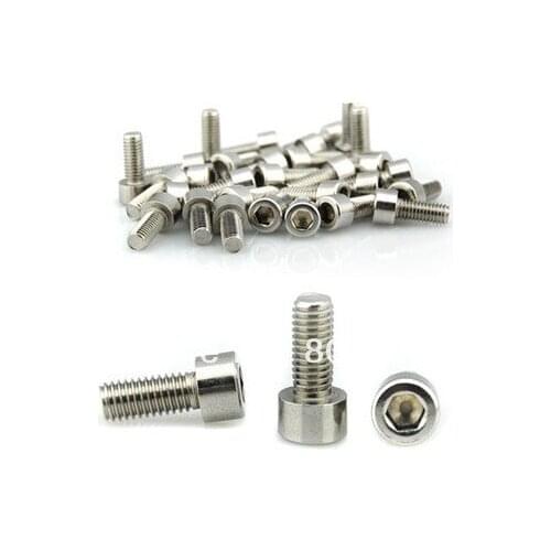 1000pcs/lot Bicycle Water Bottle Cage Rack Screw Mountain Bike Holder Screw m5 Stainless Steel inside Hexagon Screw