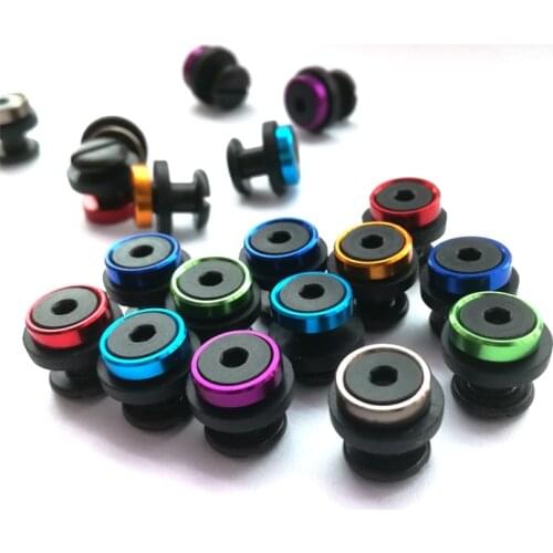 5pcs (0.29")7.5mm colorful Color Kydex Holster SUS304 screw knife scabbard chicago screw for 5mm holeTek lok buckle tools