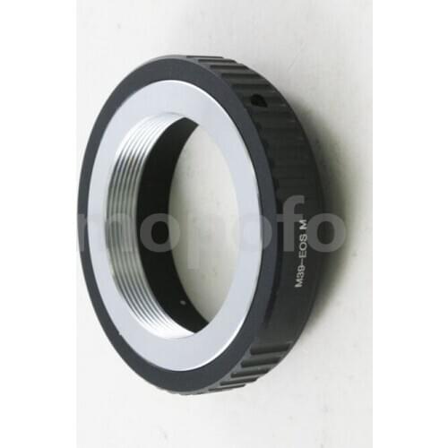 AMOPOFO For Leica M39 Lens to for Canon EFM EF-M M2 M3 Camera M39-EOSM Adapter