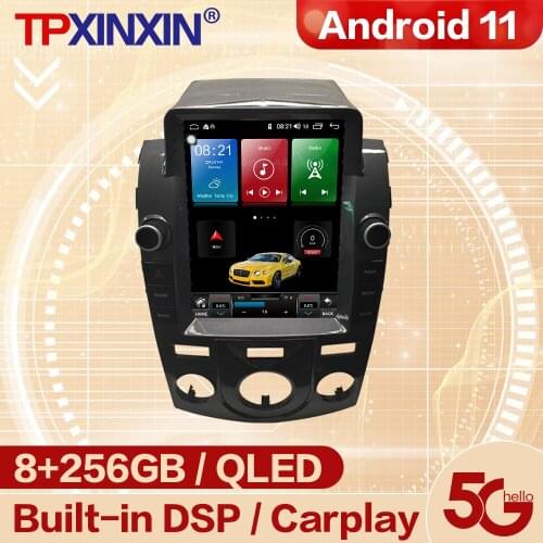 8+128GB Carplay Tesla Multimedia Android 10 Player Car Radio For KIA Forte GPS Navigation Radio Receiver Player Video Head Unit