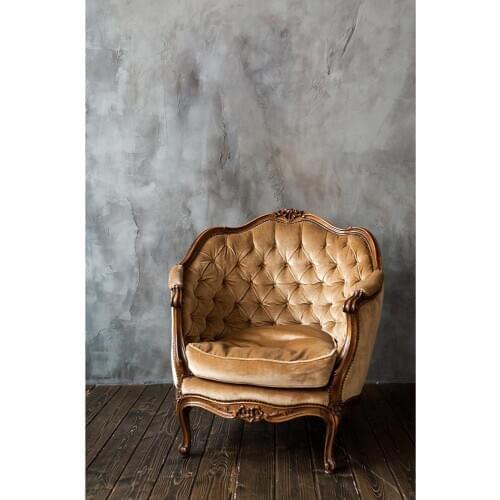 Cement Wall Retro Sofa Photography Background Computer Printed Backdrop Photo Studio for Toy Baby Children Portrait Photoshoot