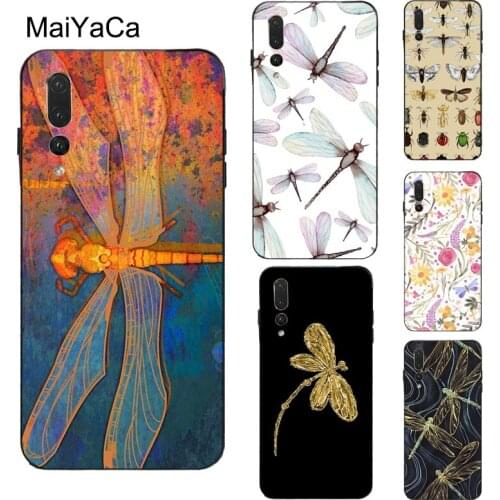 MaiYaCa Dragonfly Insect Pattern Case For Huawei Honor 7A Pro 7C 8A 8C 8S 8X 9X 9 10 Lite 20 Pro 10i Y6 Y7 Y9 2019 Nova 5T