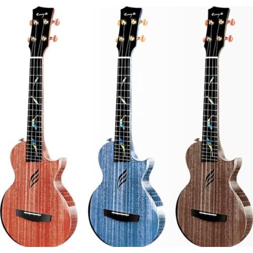 Enya one-piece Mahogany ukulele 26inch Electric ukulele tenor Four string guitar with pickup string musical instruments
