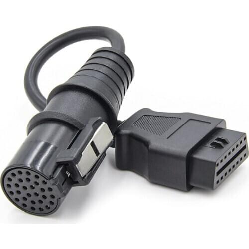 Truck Cable OBD1 to OBD2 for Iveco 30Pin Male to OBDII 16Pin