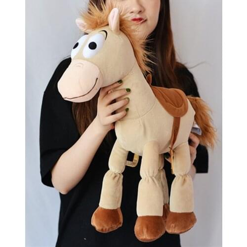 Cartoon Story Woody Horse Bullseye Stuffed Plush Toy Gifts 55cm