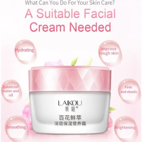 LAIKOU Korean Skin Care Face Cream Essence Tender Anti-Aging Whitening Face Care Wrinkle Removal Hyaluronic Acid Essence TSLM2