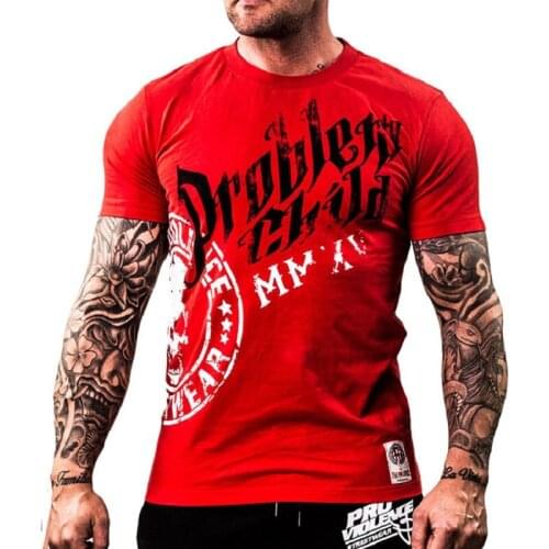 Summer New Fitness T-shirt Mens Sports Round Neck Pullover Short-sleeved Casual T-shirt Slim Tops Bodybuilding Gym Shirt