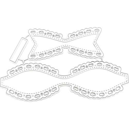 Bow Metal Cutting Dies Stencil Scrapbooking DIY Album Stamp Paper Card Embossing