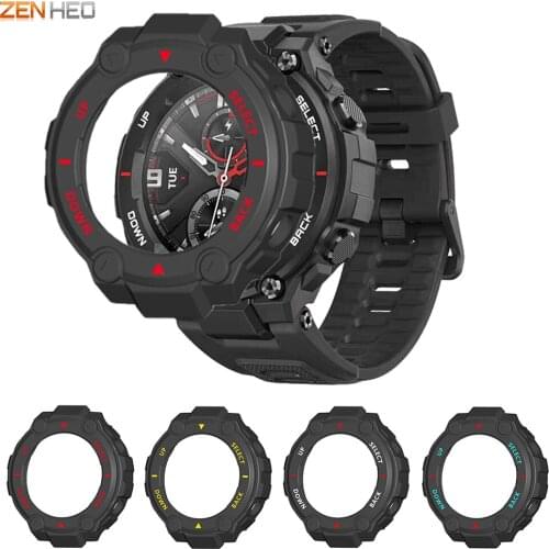PC Protector Case Cover For Xiaomi Huami Amazfit T-Rex Smart Watch Case Soft Protective Shell Frame
