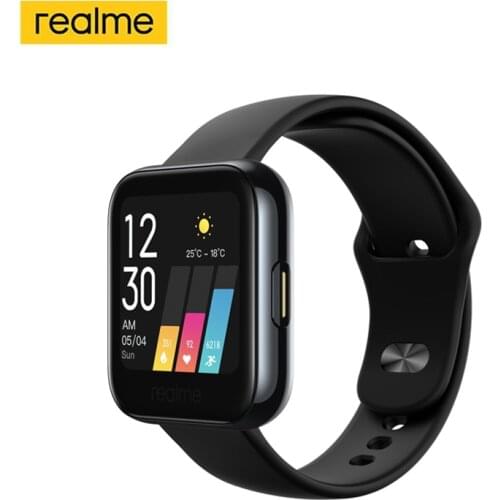 Realme Watch Smart Watch Heart Rate Blood-oxygen Monitor Notifications IP68 Sport Watch 1.4" TFT LCD Large Color Touch Screen