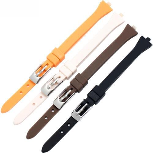 Rubber watchband 3mm for K4U236 K4U231XE women watch strap lady silicone bracelet high quality