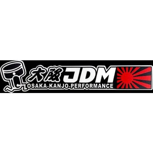 Car Styling JDM Reflective Stickers for Toyota Honda Nissan Mazda Mitsubishi YAMAHA Kawasaki Suzuki Motorcycle Decals