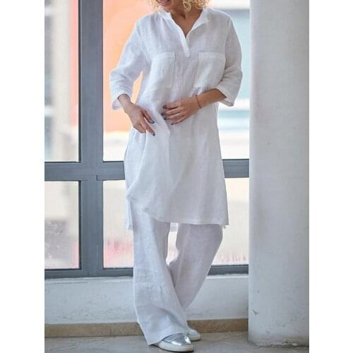 Autumn Winter Fashion Knitted Set Elegant Turtleneck Pullover + Pants Outfits Women Casual Long Sleeve Homewear Solid Loose Suit