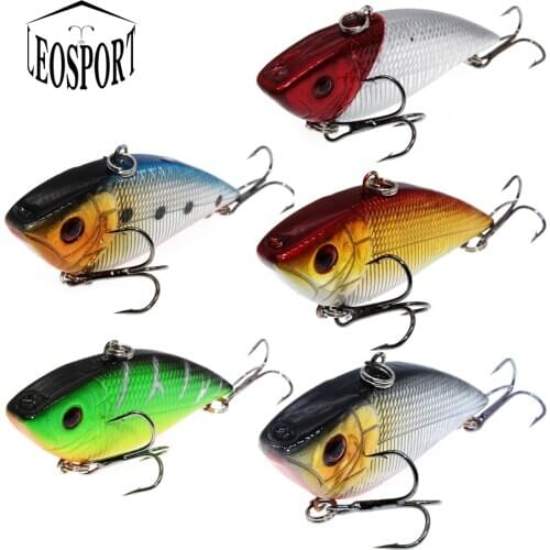 1pcs Hard Sinking Fishing VIB Lures 7cm 11g High Carbon Steel Treble Hooks Fishing Bait Variant Colors for Choose Fishing Tackle
