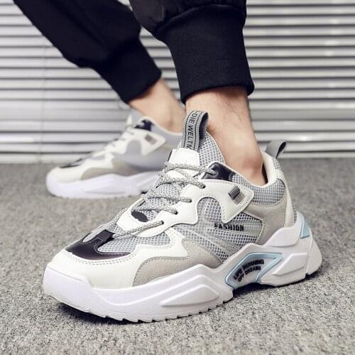 2020 Fashion Sneakers Men Vulcanized Shoes Air Mesh Mens Trainers Lightweight Casual Shoes Men Footware Tenis Masculino R13-24