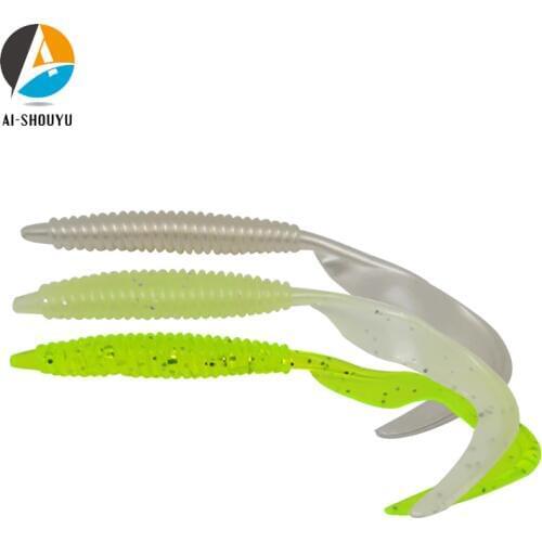 AI-SHOUYU New Arrival 5pcs 135mm 6.7g Soft Fishing Lure Silicone Bait Carp Artificial Bait Swimbaits