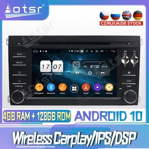 Android 10 PX6 128G For Porsche Cayenne2006 2007 2010 DVD GPS Navigation Auto Radio Stereo Video Multimedia Player HeadUnit 2din