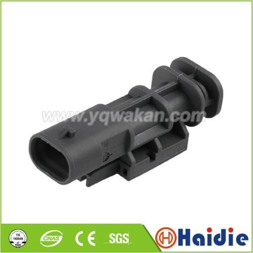 Free shipping 2sets 2pin auto waterproof electric plastic wire harness connector2-1703498-3