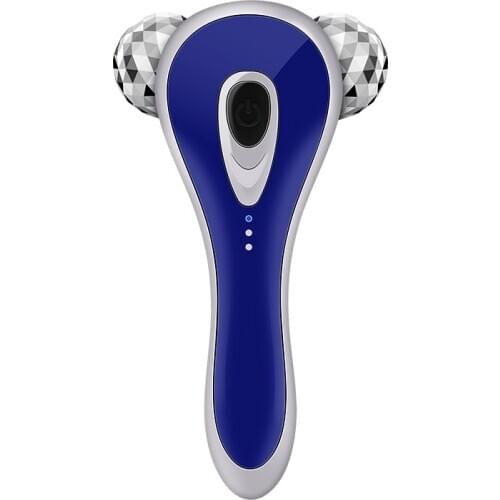 Electric 3D Roller Type Face-lifting Device Facial Body Massager Instrument Microcurrent Remove Double Chin Create V-face Beauty
