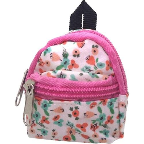 Dollhouse Miniature Backpack for 1:6 1:12 Doll Toy Decoration Ornaments