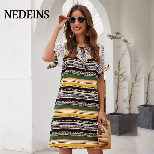 Летние платья в полоску MEHEOL China At AliExpress