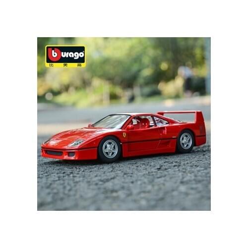 Bburago 1:24 FERRARI F40 simulation alloy car model Collect gifts toy