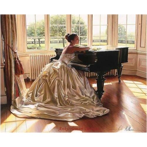 Needlework for embroidery by Ankicoleman DIY DMC High Quality - Counted Cross Stitch Kits 14 ct Oil painting - Dancer