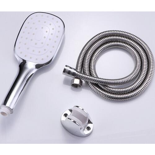 Pressurized Shower Heads Set Handheld Flexible Showerhead Removable Bathroom Accessories Shower Head set Water saving