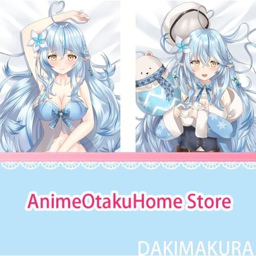 Anime Yukihana Lamy VTuber Girl Throw Pillow Cover Hugging Body Pillowcase Dakimakura Otaku Pillow Case cover Home Bedding