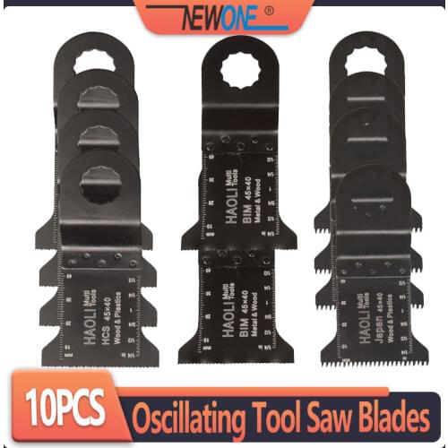 10 Pcs Oscillating Multi Tool Saw Blades Accessories for Rigid AEG Worx Multimaster Power Tool,Metal Cutting,Fein Supercut
