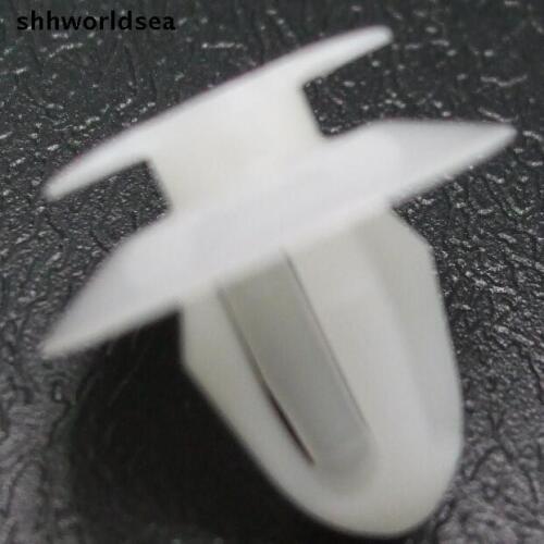 Shhworldsea Free shipping 500pcs POM White Door Trim Panel Retainer Fastener Clip For Mercedes For Benz